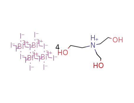 triethanolammonium bis(μ3-iodo)tetrakis(μ2-iodo)decaiodotetrabismuthate(III)