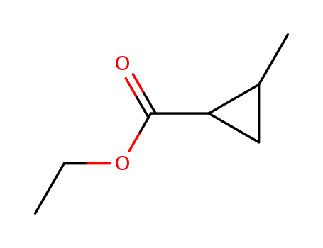 Molecular Structure of 20913-25-1 (ETHYL 2-METHYLCYCLOPROPANE-1-CARBOXYLATE)