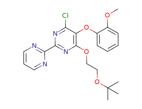 4-(2-tert-butoxyethoxy)-5-(2-methoxyphenoxy)-6-chloro-2,2'-bipyrimidine