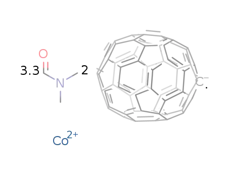 [(fullerene)2Co(II)(dimethylformamide)3.3]