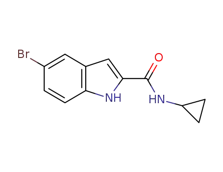 5-bromo-N-cyclopropyl-1H-indole-2-carboxamide