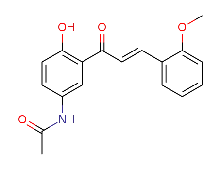 (E)-N-(4-hydroxy-3-(3-(2-methoxyphenyl)acryloyl)phenyl) acetamide