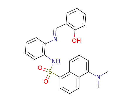 (E)-5-(dimethylamino)-N-(2-(2-salicylideneamino)phenyl)naphthalene-1-sulfonamide