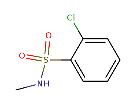 Molecular Structure of 17260-67-2 (2-Chloro-N-methylbenzenesulphonamide)