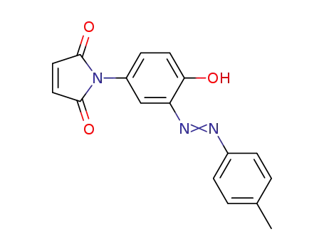 N-(3-(4-methylphenylazo)-4-hydroxyphenyl)maleimide