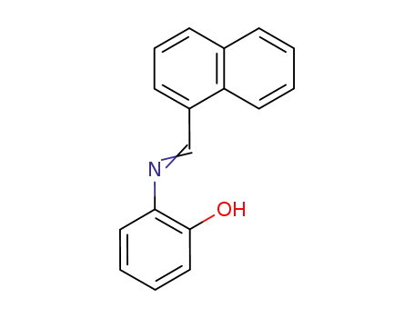 Molecular Structure of 5932-25-2 (Phenol, 2-[(1-naphthalenylmethylene)amino]-)