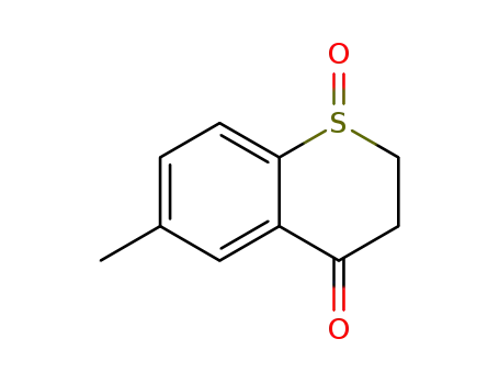 (+)-6-methylthiochlomanon-4-one S-oxide