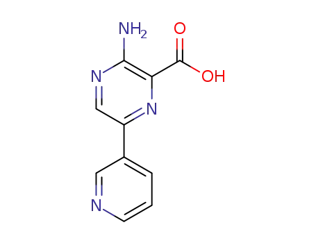 3-amino-6-(pyridin-3-yl)pyrazine-2-carboxylic acid