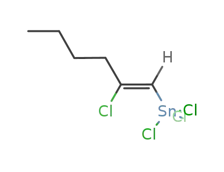 1-trichlorostannyl-2-chloro-2-n-butyl-ethene