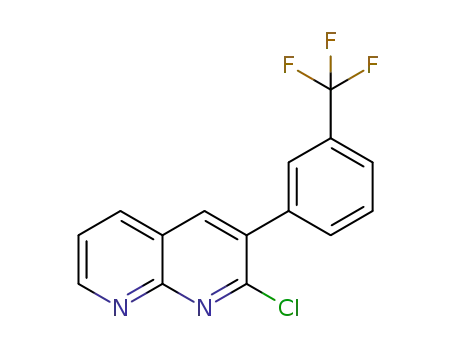 2-chloro-3-[3-(trifluoromethyl)phenyl][1,8]naphthyridine