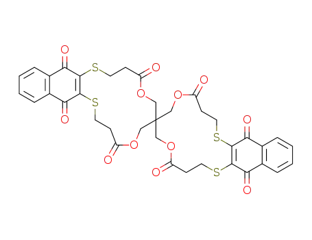 2,2',3,3',11,11',12,12'-octahydro-7,7'-spirobi[naphtho[2,3-j] [1,5,9,12]dioxadithiacyclopentadecin]-4,4',10,10',14,14',19,19'(6H,6'H,8H,8'H)-octaone