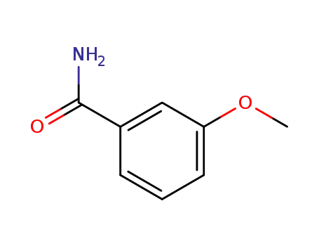 Molecular Structure of 5813-86-5 (3-METHOXYBENZAMIDE)