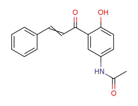 Molecular Structure of 24449-58-9 (N-[4-hydroxy-3-(1-oxo-3-phenylallyl)phenyl]acetamide)