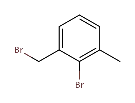 Molecular Structure of 66790-58-7 (Benzene, 2-bromo-1-(bromomethyl)-3-methyl-)