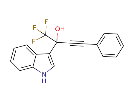 1,1,1-trifluoro-2-(1H-indol-3-yl)-4-phenylbut-3-yn-2-ol