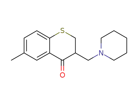 6-methyl-3-piperidinomethyl-thiochroman-4-one