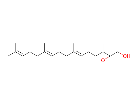 2-OXIRANEMETHANOL, 3-METHYL-3-[(3E,7E)-4,8,12-TRIMETHYL-3,7,11-TRIDECATRIEN-1-YL]-