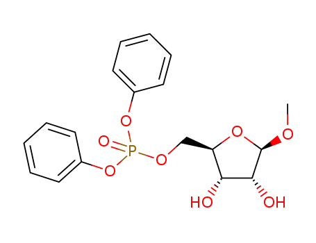 β-methyl-5-(diphenoxyphosphoryl)ribofuranoside