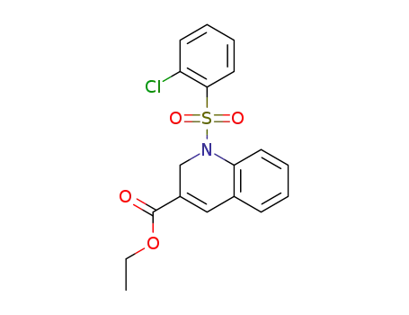 ethyl 1-((2-chlorophenyl)sulfonyl)-1,2-dihydroquinoline-3-carboxylate