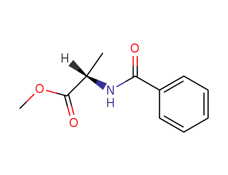Molecular Structure of 7244-67-9 (L-Alanine, N-benzoyl-,methyl ester)