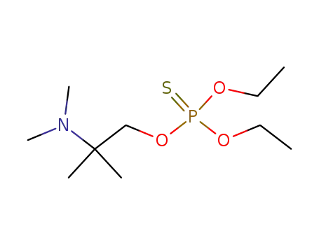 O-<2-(N,N-Dimethylamino)-2-methyl-propyl>-O',O''-diethyl-thionphosphat