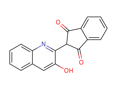 1H-Indene-1,3(2H)-dione, 2-(3-hydroxy-2-quinolinyl)-(7576-65-0)