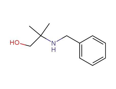 Molecular Structure of 10250-27-8 (2-Benzylamino-2-methyl-1-propanol)