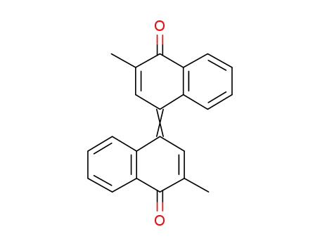1(4H)-Naphthalenone, 2-methyl-4-(3-methyl-4-oxo-1(4H)-naphthalenylidene)-