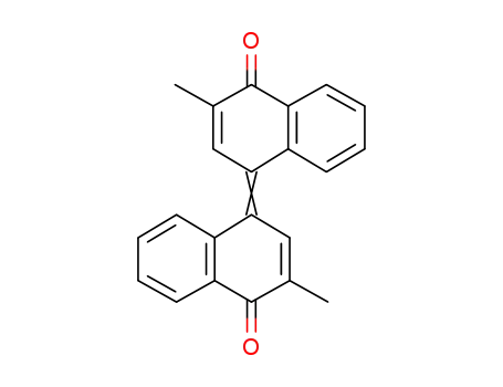 1(4H)-Naphthalenone,
2-methyl-4-(3-methyl-4-oxo-1(4H)-naphthalenylidene)-