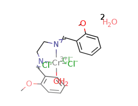 trichlorohydro[N,N'-bis(2-methoxybenzylideneethylenediamine)chromium(III) dihydrate]