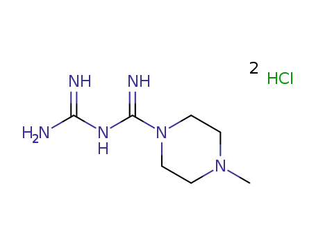1-(imino(4-methylpiperazin-1-yl)methyl)guanidine dihydrochloride