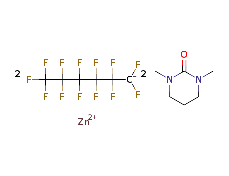 Zn(nC6F13)2(1,3-dimethyl-3,4,5,6-tetrahydro-2(1H)-pyrimidinone)2
