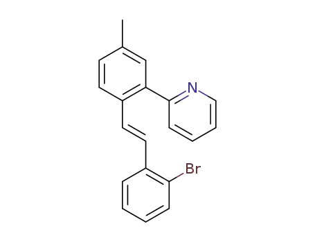 (E)-2-(2-(2-bromostyryl)-5-methylphenyl)pyridine