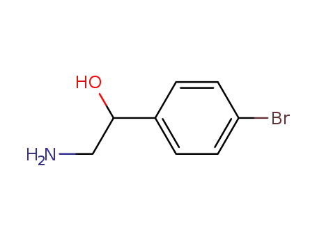 Molecular Structure of 41147-82-4 (4-Bromo-beta-hydroxyphenethylamine)