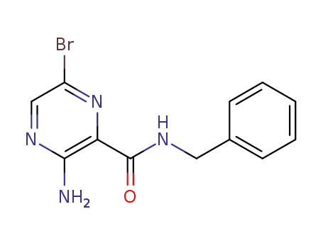 3-amino-6-bromo-N-benzylpyrazine-2-carboxamide