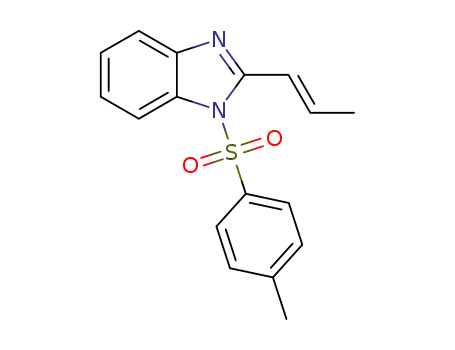 (E)-2-(prop-1-en-1-yl)-1-tosylbenzimidazole