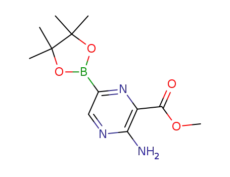 methyl 3-amino-6-(4,4,5,5-tetramethyl-1,3,2-dioxaborolan-2-yl)-2-pyrazinecarboxylate