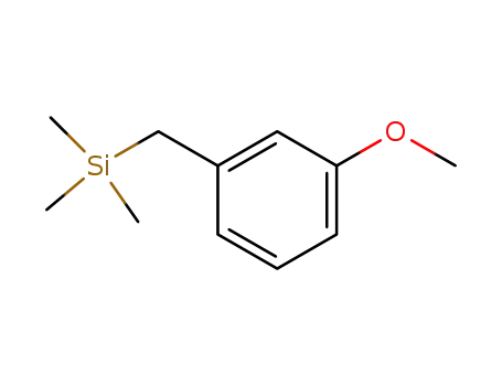 Molecular Structure of 51755-56-7 (Silane, [(3-methoxyphenyl)methyl]trimethyl-)