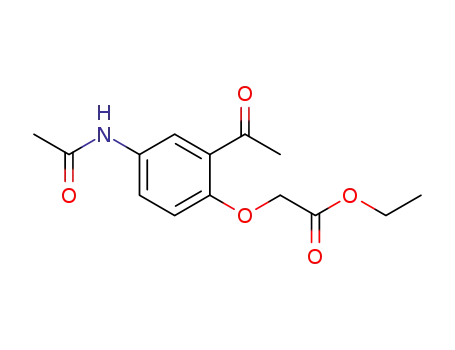 ethyl 2-(4-acetamido-2-acetylphenoxy)acetate