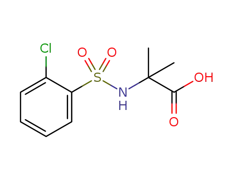 2-(2-chlorobenzenesulfonylamino)-2-methylpropionic acid