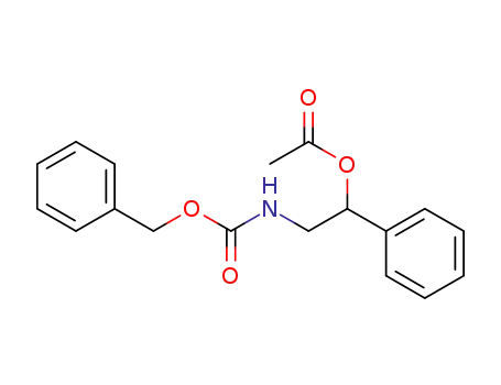 (RS)-2-(((benzyloxy)carbonyl)amino)-1-phenylethyl acetate