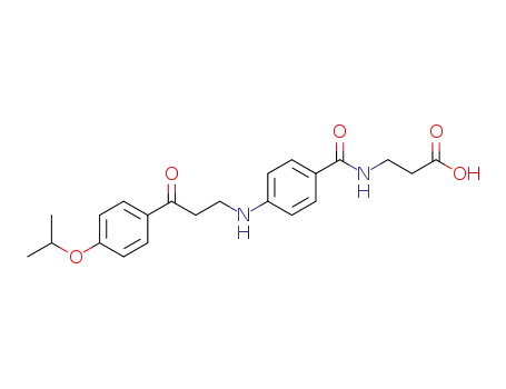 3-{4-[3-oxo-3-(4-propan-2-yloxyphenyl)propylamino]-benzamido}propanoic acid