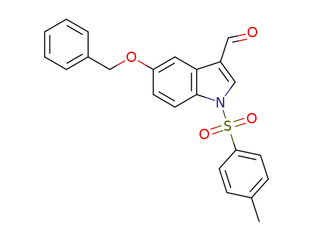 5-benzyloxy-1-tosyl-1H-indole-3-carboxaldehyde
