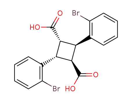 α-2,4-bis(2-bromophenyl)cyclobutane-1,3-dicarboxylic acid