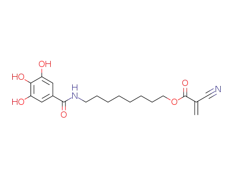N-(6-(2-cyanoacryloyloxy)octyl)gallamide