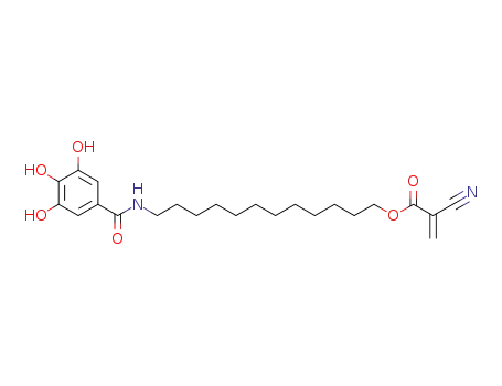 N-(6-(2-cyanoacryloyloxy)dodecyl)gallamide