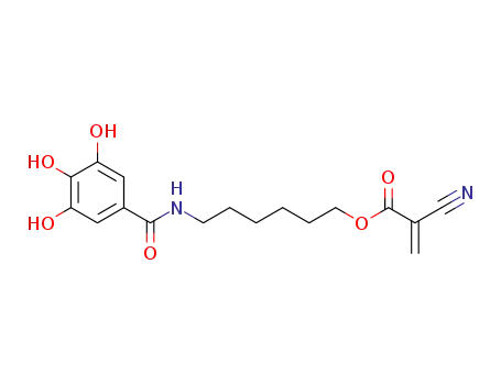 N-(6-(2-cyanoacryloyloxy)hexyl)gallamide