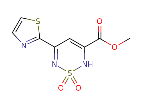 methyl 5-(thiazol-2-yl)-2H-1,2,6-thiadiazine-3-carboxylate 1,1-dioxide