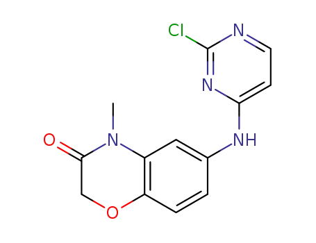 6-(2-chloropyrimidin-4-ylamino)-4-methyl-4H-benzo[1,4]oxazin-3-one