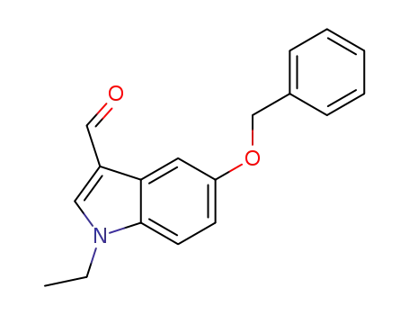 5-benzyloxy-1-ethyl-1H-indole-3-carboxaldehyde